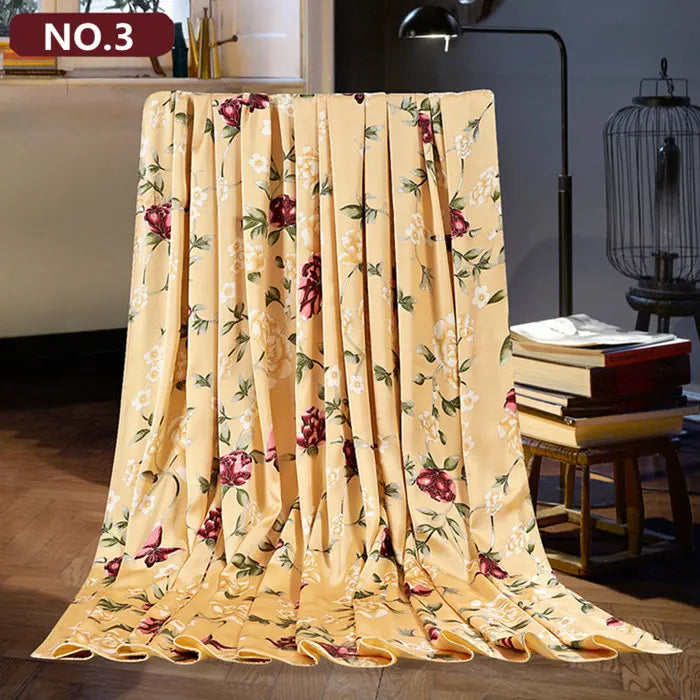 Duvet Cover 1PC Both Sides 100% Mulberry Silk Printed Colors Comfortable Sizes Can Be Customized Pi-Mart