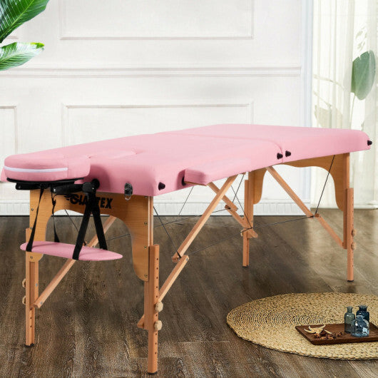 Height Adjustable Facial Spa Bed with Carry Case LuxuryLifeWay Online Store