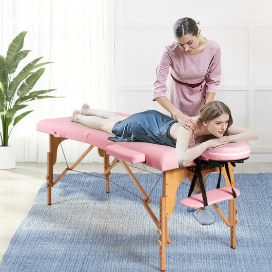 Height Adjustable Facial Spa Bed with Carry Case LuxuryLifeWay Online Store