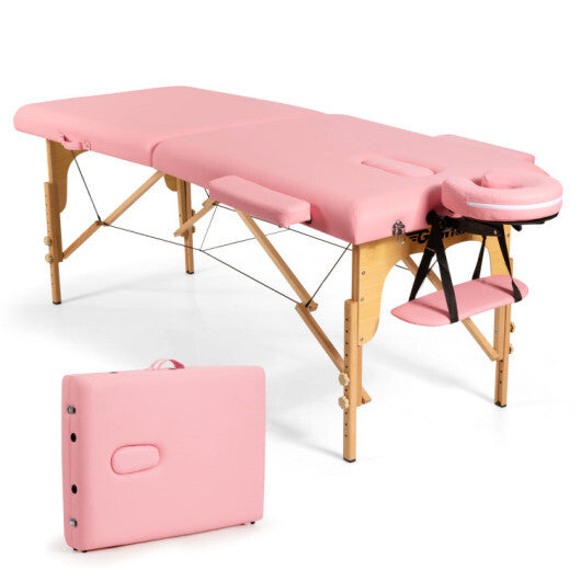 Height Adjustable Facial Spa Bed with Carry Case LuxuryLifeWay Online Store