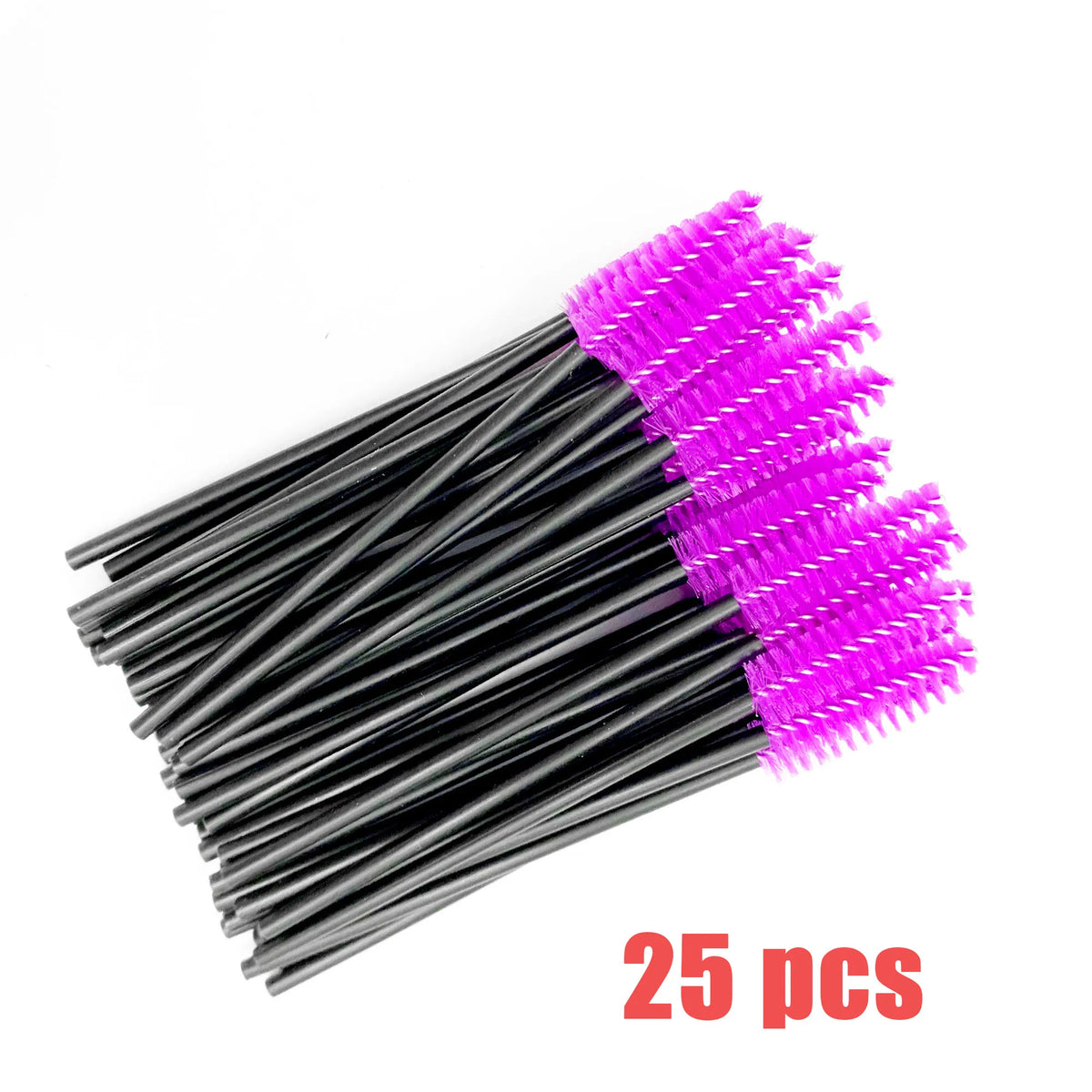 Disposable Eyelashes Brushes Crystal Diamond Handle Lash Brush Eyebrow Mascara Wands Eyelash Extension Supplies Makeup Tools Pi-Mart
