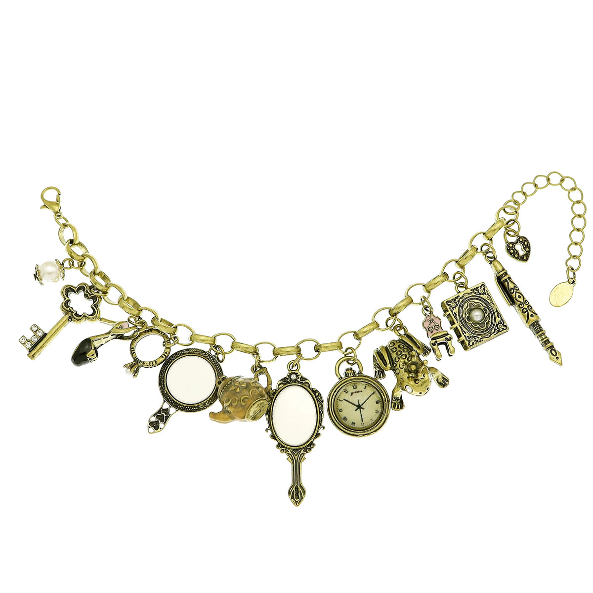 Clearance_Cat Pendant Charm Chain Link Bracelets For Women Cowgirl Cuff Bangles Fashion Jewelry Egyptian Bastet Pulseira Accesso Pi-Mart