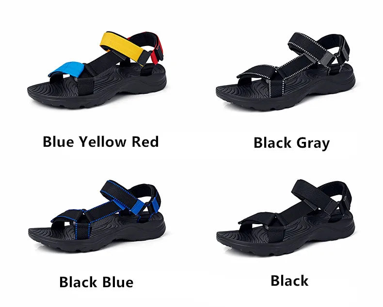 2026 New Men Sandals Non-slip Summer Flip Flops High Quality Outdoor Beach Slippers Casual Shoes Cheap Men's shoes Water Shoes Pi-Mart