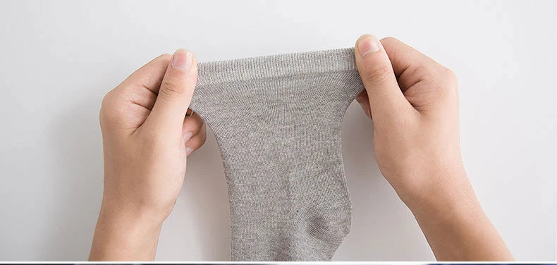 HSS 5/10 Pairs Men's Cotton Blend Socks Black Business Men Socks Soft Breathable Summer Winter for Male Socks Plus Size (6.5-14) Pi-Mart