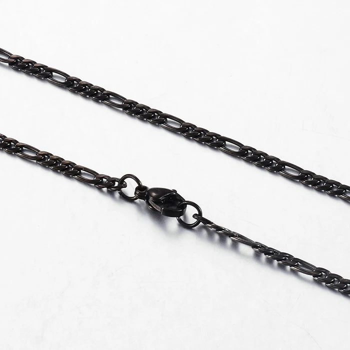 New Fashion Popular Black Necklace Men And Women Hip-Hop Dark Style Classic Jewelry Pi-Mart