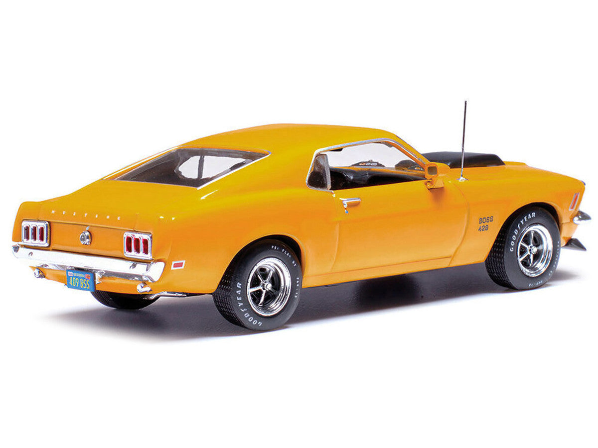 1970 Ford Mustang Boss 429 Bright Yellow with Black Hood Scoop 1/43 Diecast Model Car by IXO Models LuxuryLifeWay Online Store