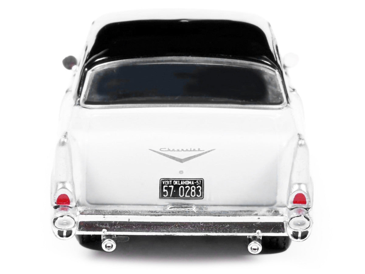 1957 Chevrolet One-Fifty Sedan Black and White 1/64 Diecast Model Car by IXO Models LuxuryLifeWay Online Store