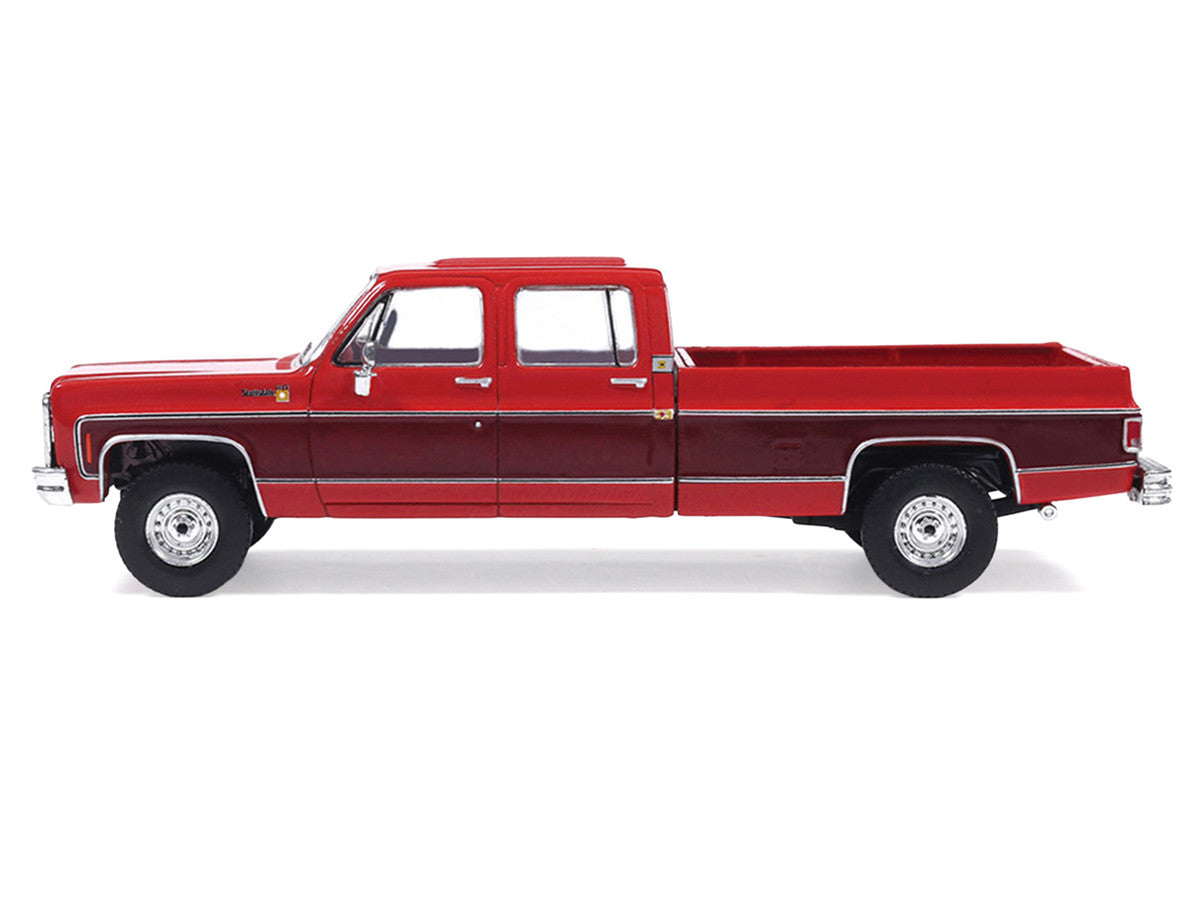 1979 Chevrolet Scottsdale K20 Pickup Truck Carmine Red Two-Tone 1/64 Diecast Model by IXO Models LuxuryLifeWay Online Store