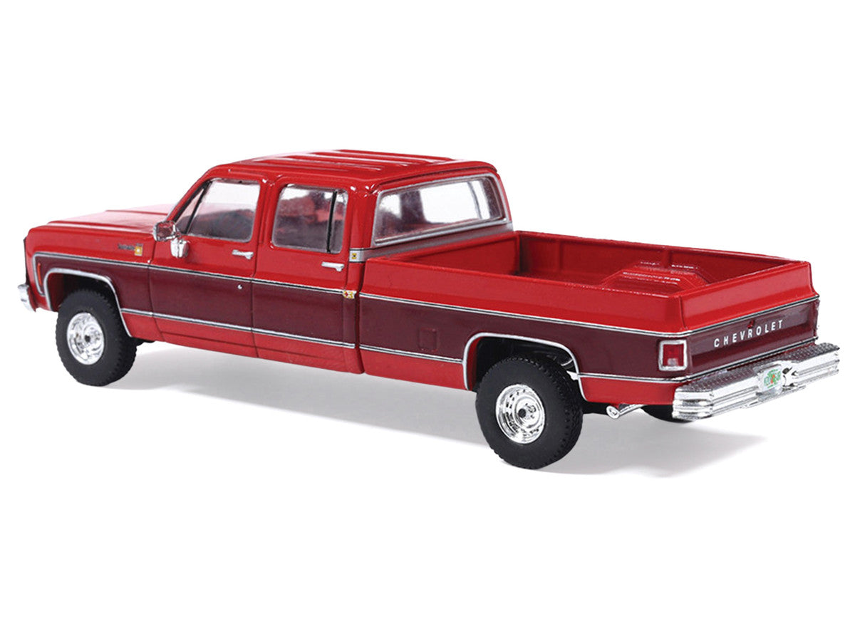1979 Chevrolet Scottsdale K20 Pickup Truck Carmine Red Two-Tone 1/64 Diecast Model by IXO Models LuxuryLifeWay Online Store