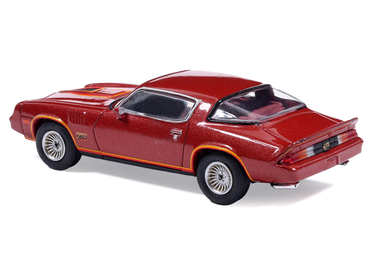 1978 Chevrolet Camaro Z28 Carmine Red Metallic with Red Interior 1/64 Diecast Model Car by IXO Models LuxuryLifeWay Online Store