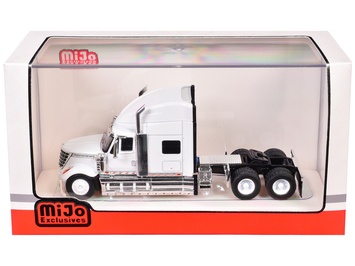 2010 International Lonestar Truck Tractor White 1/64 Diecast Model by IXO Models LuxuryLifeWay Online Store