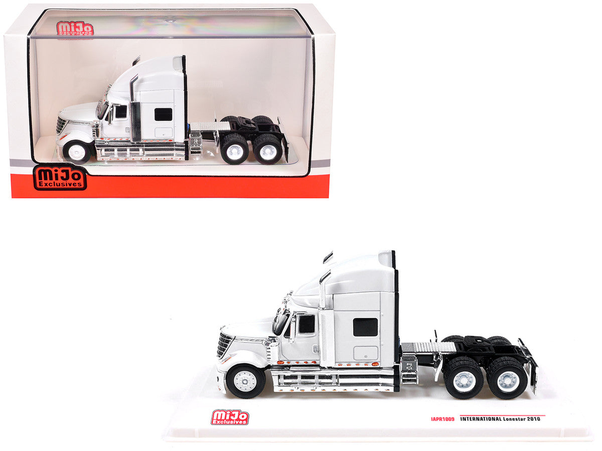 2010 International Lonestar Truck Tractor White 1/64 Diecast Model by IXO Models LuxuryLifeWay Online Store