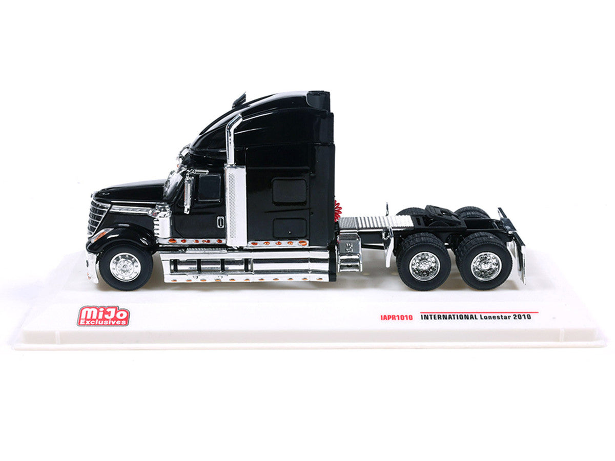 2010 International Lonestar Truck Tractor Black 1/64 Diecast Model by IXO Models LuxuryLifeWay Online Store