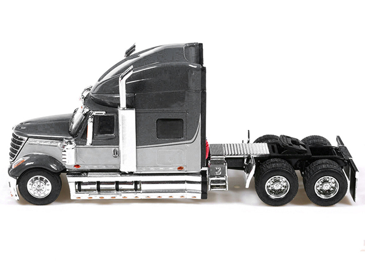 2010 International Lonestar Truck Tractor Gray and Light Gray Two-Tone 1/64 Diecast Model by IXO Models LuxuryLifeWay Online Store