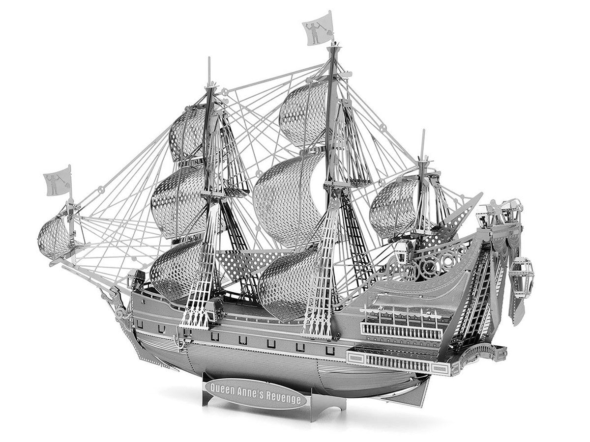 Model Kit Queen Anne's Revenge Ship (Challenging Difficulty) Steel Model by Metal Earth LuxuryLifeWay Online Store