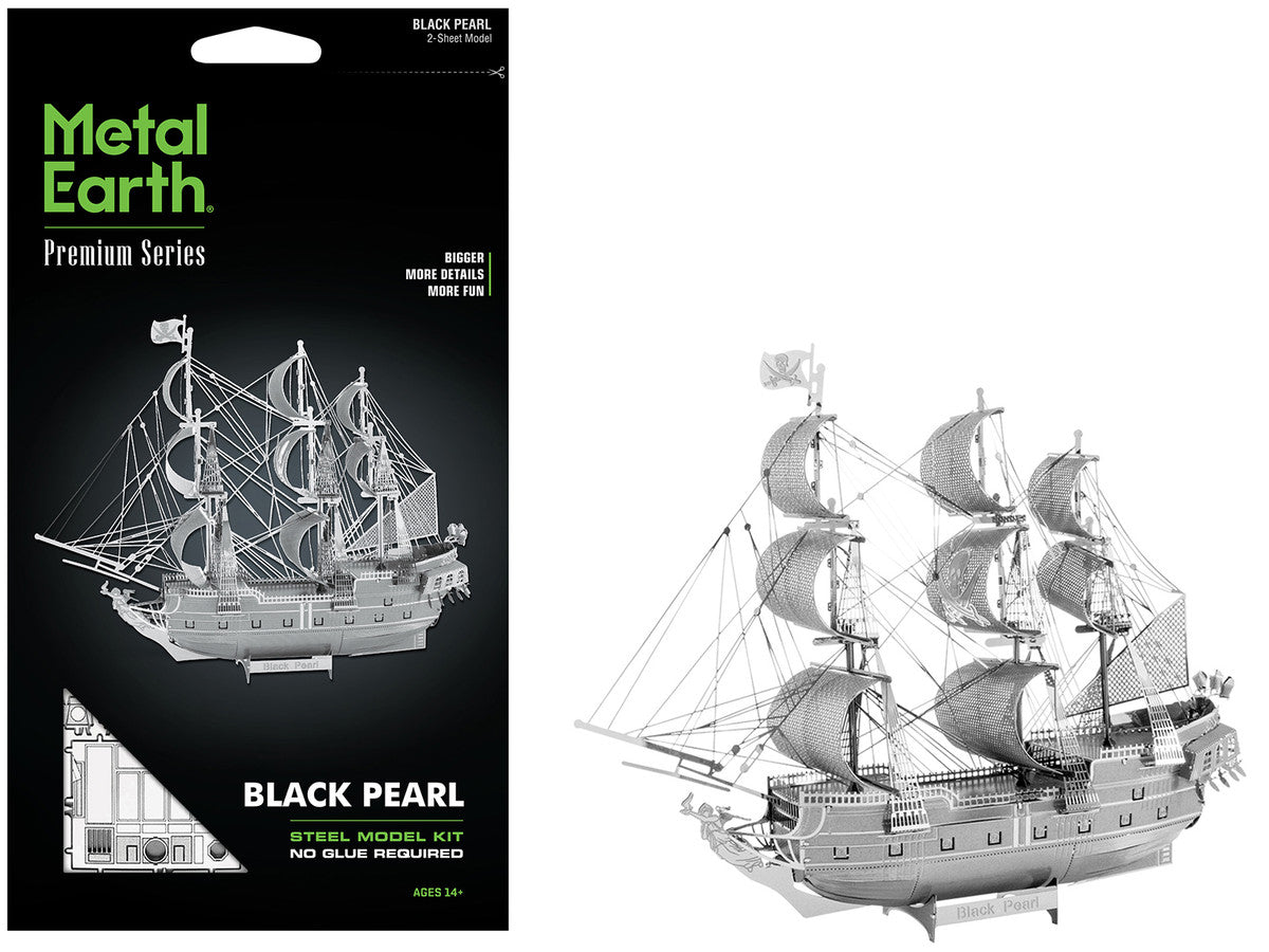 Model Kit Black Pearl Ship (Challenging Difficulty) Steel Model by Metal Earth LuxuryLifeWay Online Store