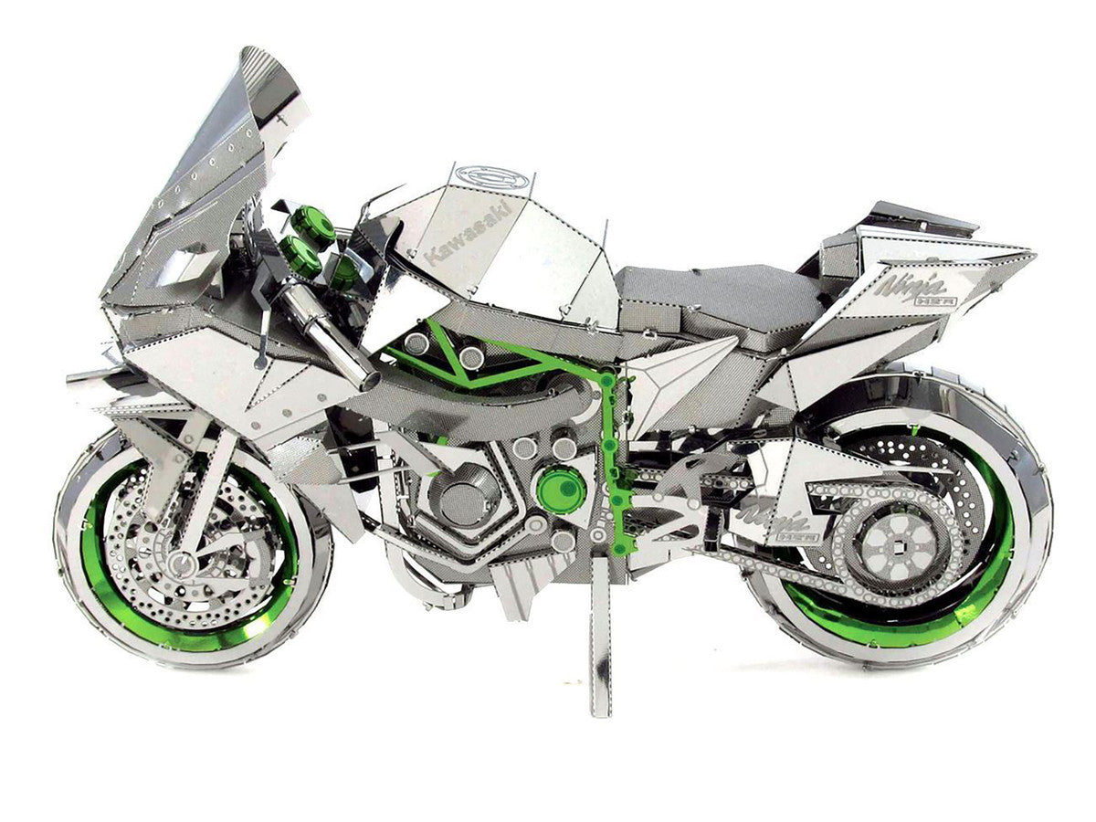 Model Kit Kawasaki Ninja H2R Motorcycle (Expert Difficulty) Steel Model by Metal Earth LuxuryLifeWay Online Store