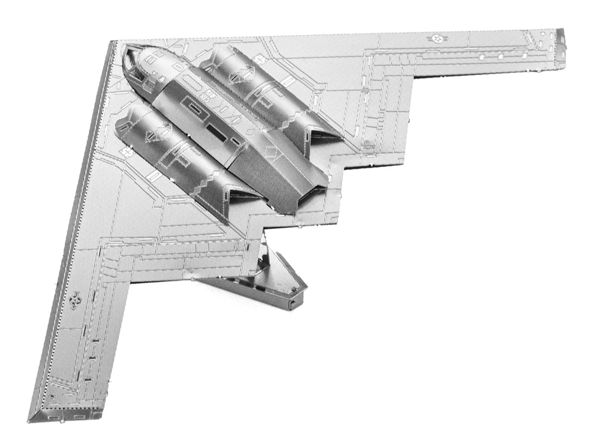 Model Kit Northrop Grumman B-2 Spirit Stealth Bomber Aircraft (Moderate Difficulty) Steel Model by Metal Earth LuxuryLifeWay Online Store