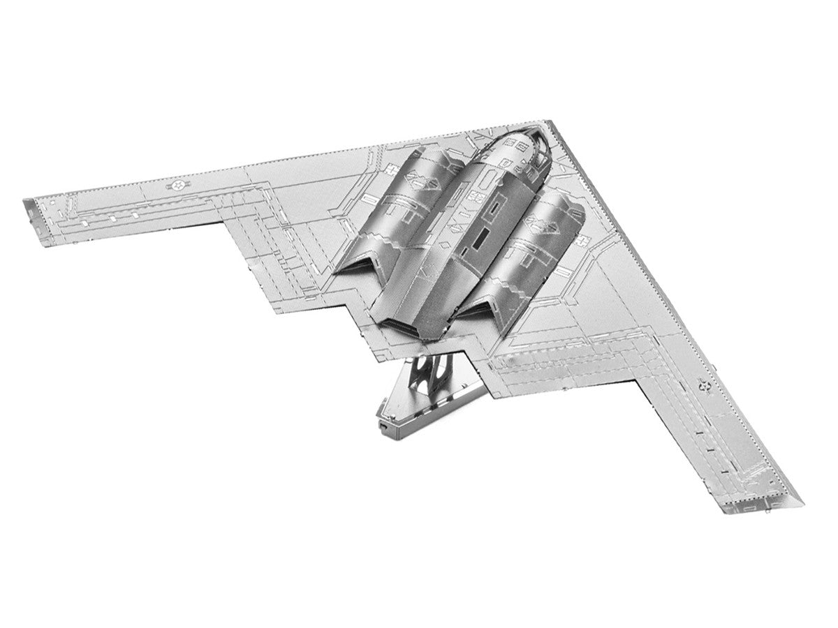 Model Kit Northrop Grumman B-2 Spirit Stealth Bomber Aircraft (Moderate Difficulty) Steel Model by Metal Earth LuxuryLifeWay Online Store