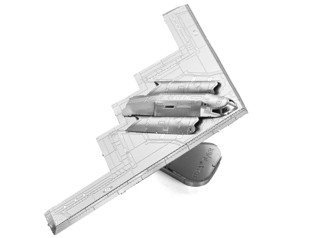 Model Kit Northrop Grumman B-2 Spirit Stealth Bomber Aircraft (Moderate Difficulty) Steel Model by Metal Earth LuxuryLifeWay Online Store