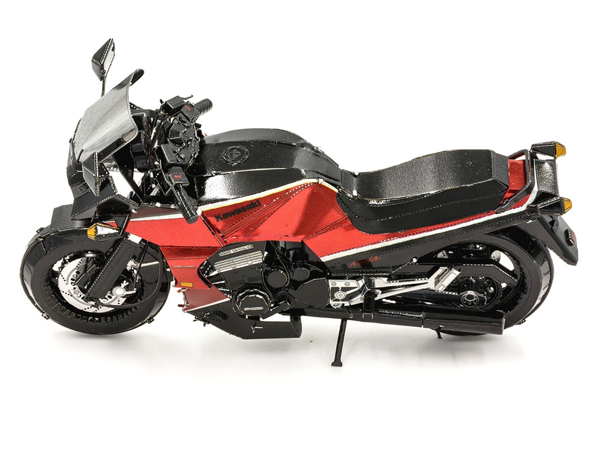 Model Kit Kawasaki GPz900R Motorcycle Red and Black (Challenging Difficulty) Steel Model by Metal Earth LuxuryLifeWay Online Store