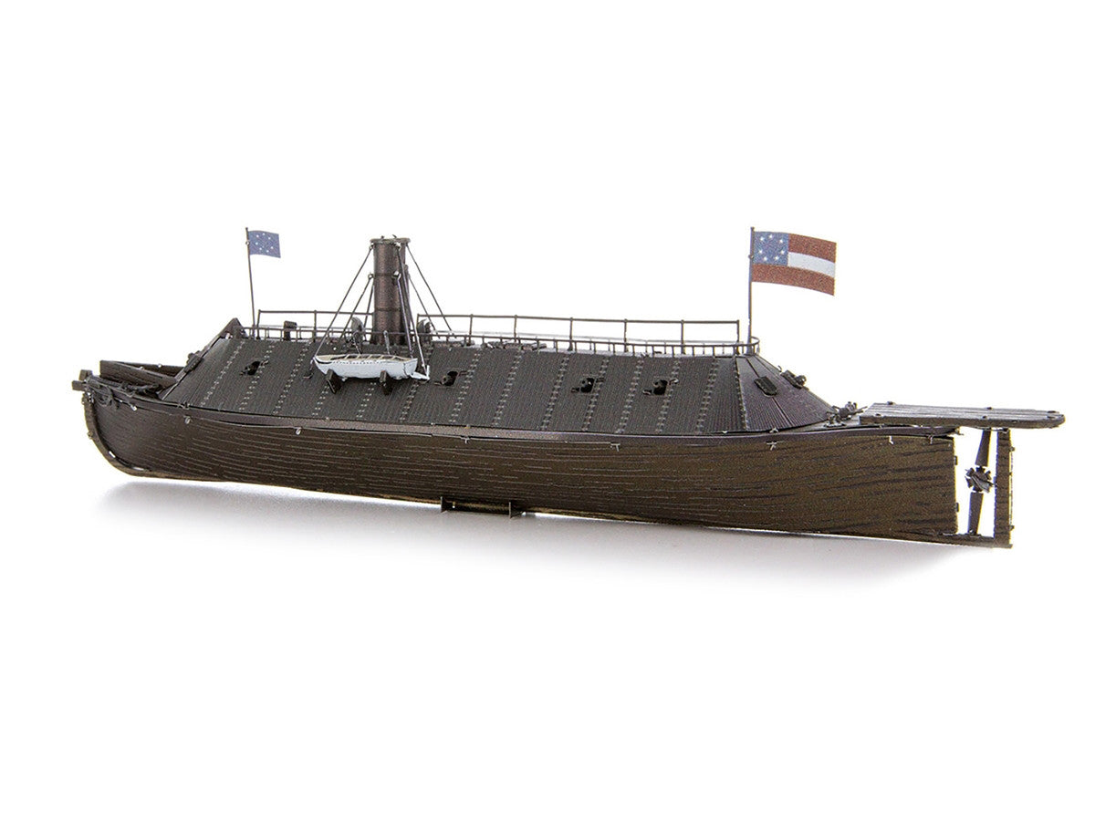 Model Kit USS Monitor and USS Merrimack Ironclad Warships "Battle of the Ironclads" (Challenging Difficulty) Steel Model by Metal Earth LuxuryLifeWay Online Store