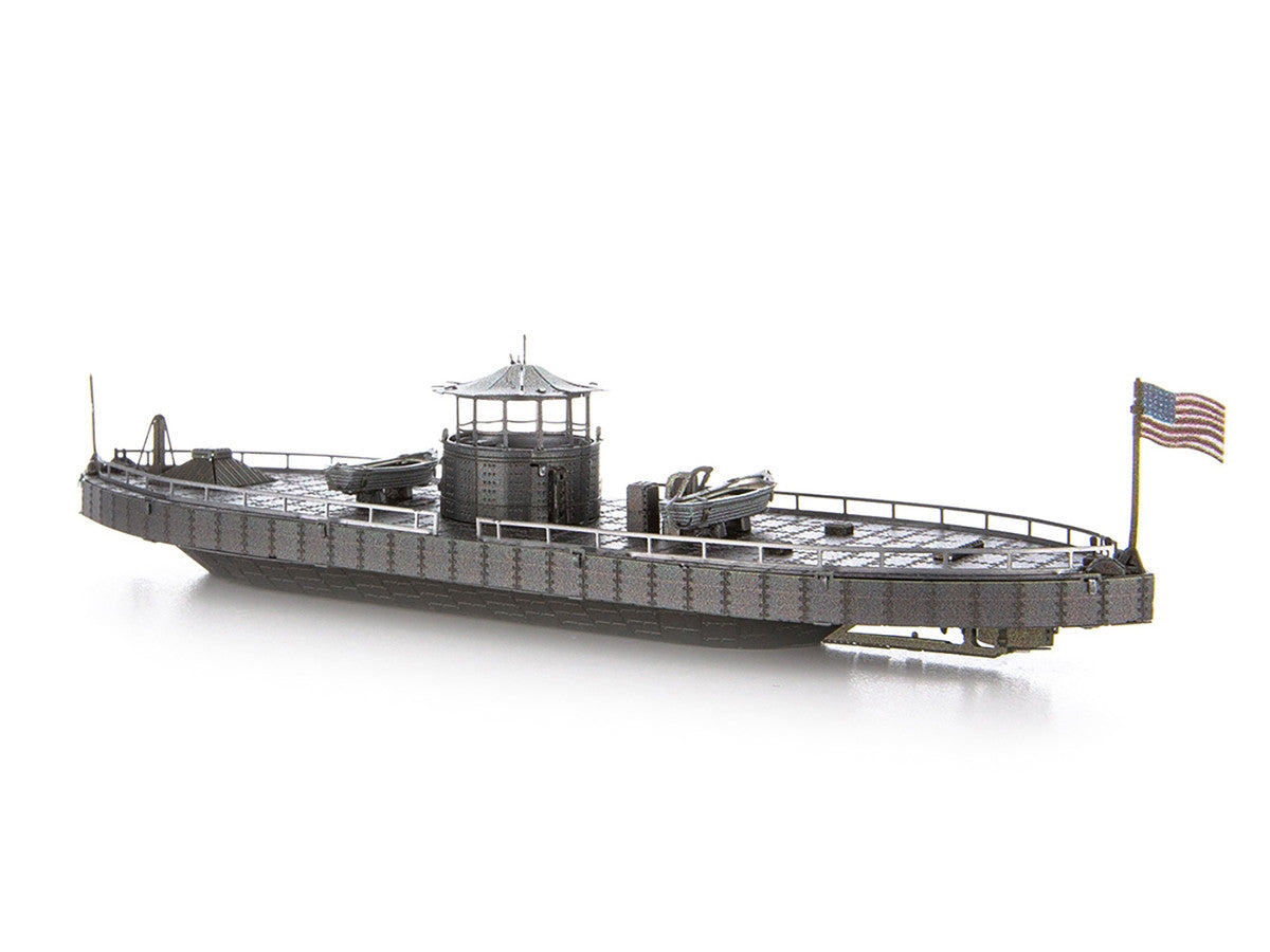 Model Kit USS Monitor and USS Merrimack Ironclad Warships "Battle of the Ironclads" (Challenging Difficulty) Steel Model by Metal Earth LuxuryLifeWay Online Store