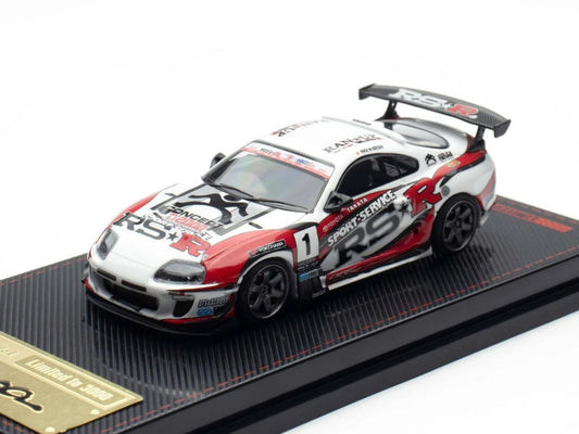 Toyota Supra (JZA80) RZ RHD (Right Hand Drive) #1 "Sport Service RSR" White with Graphics "Malaysia Exclusive" 1/64 Diecast Model Car by Ignition Model LuxuryLifeWay Online Store