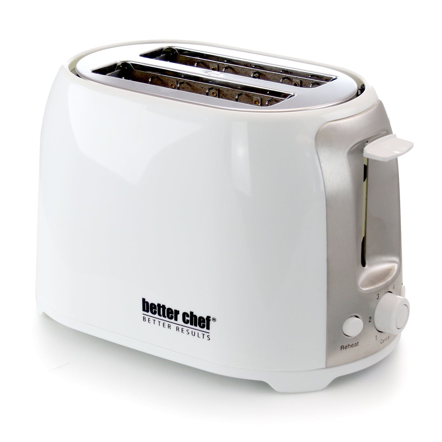 Better Chef Cool Touch Wide-Slot Toaster in White LuxuryLifeWay Online Store