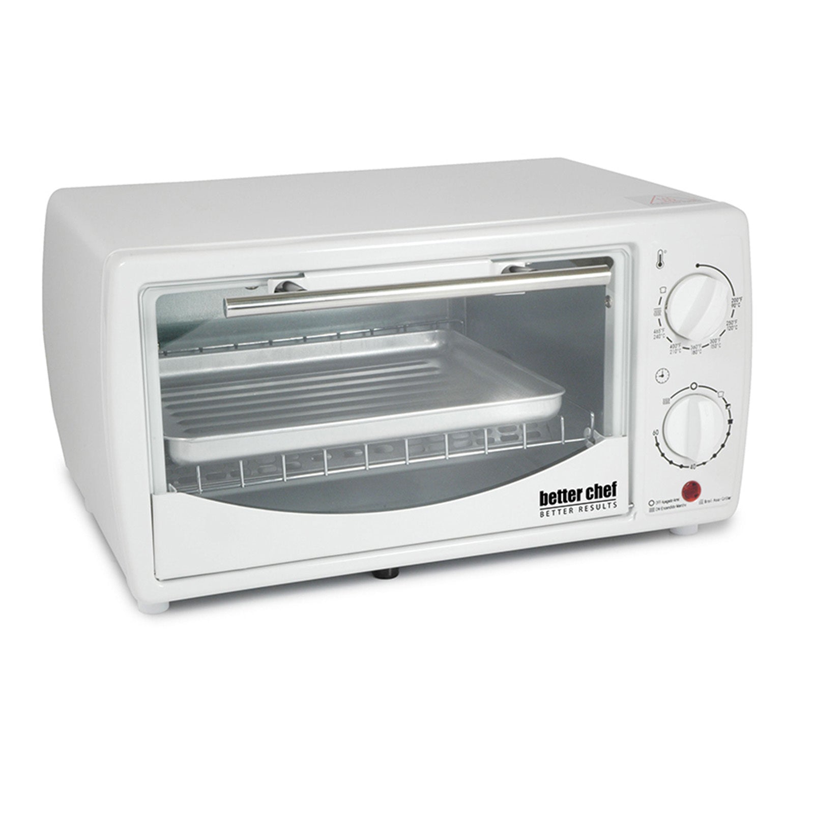 Better Chef 9 Liter Toaster Oven Broiler-White LuxuryLifeWay Online Store