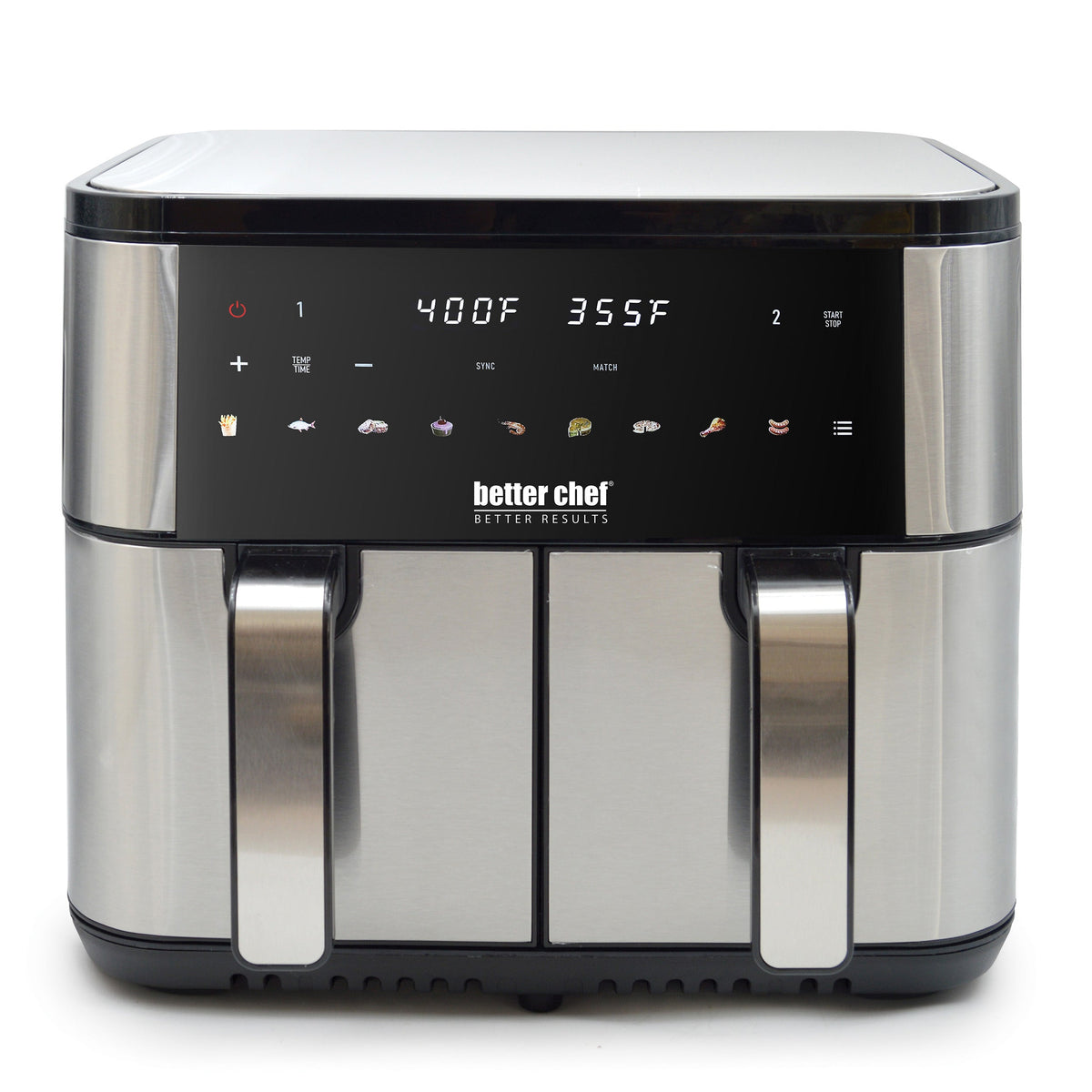 Better Chef 9 Quart Dual Basket Digital Display Air Fryer LuxuryLifeWay Online Store