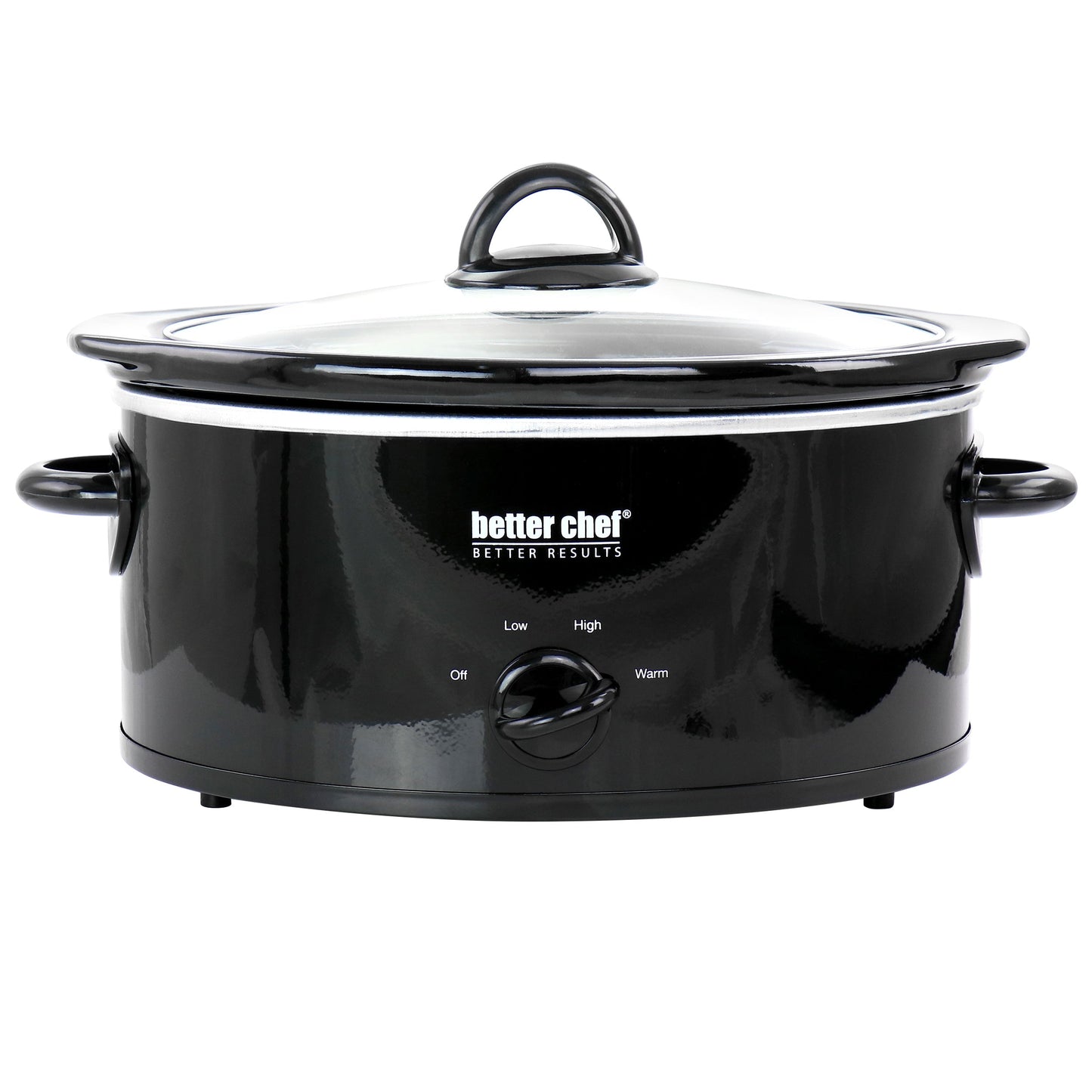 Better Chef 3 Quart Oval Slow Cooker with Removable Stoneware Crock in Black LuxuryLifeWay Online Store