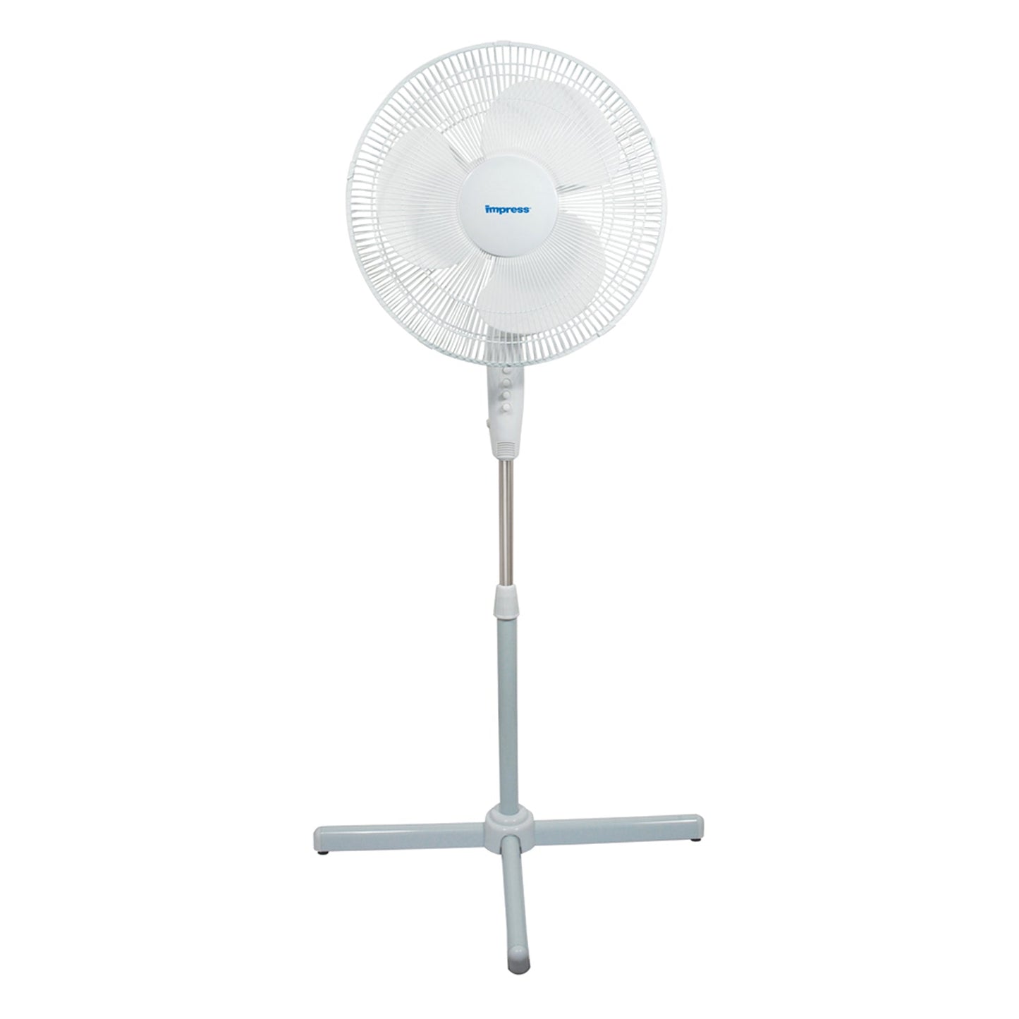 Impress Handi-Fan 16 Inch Oscillating Stand Fan in White LuxuryLifeWay Online Store