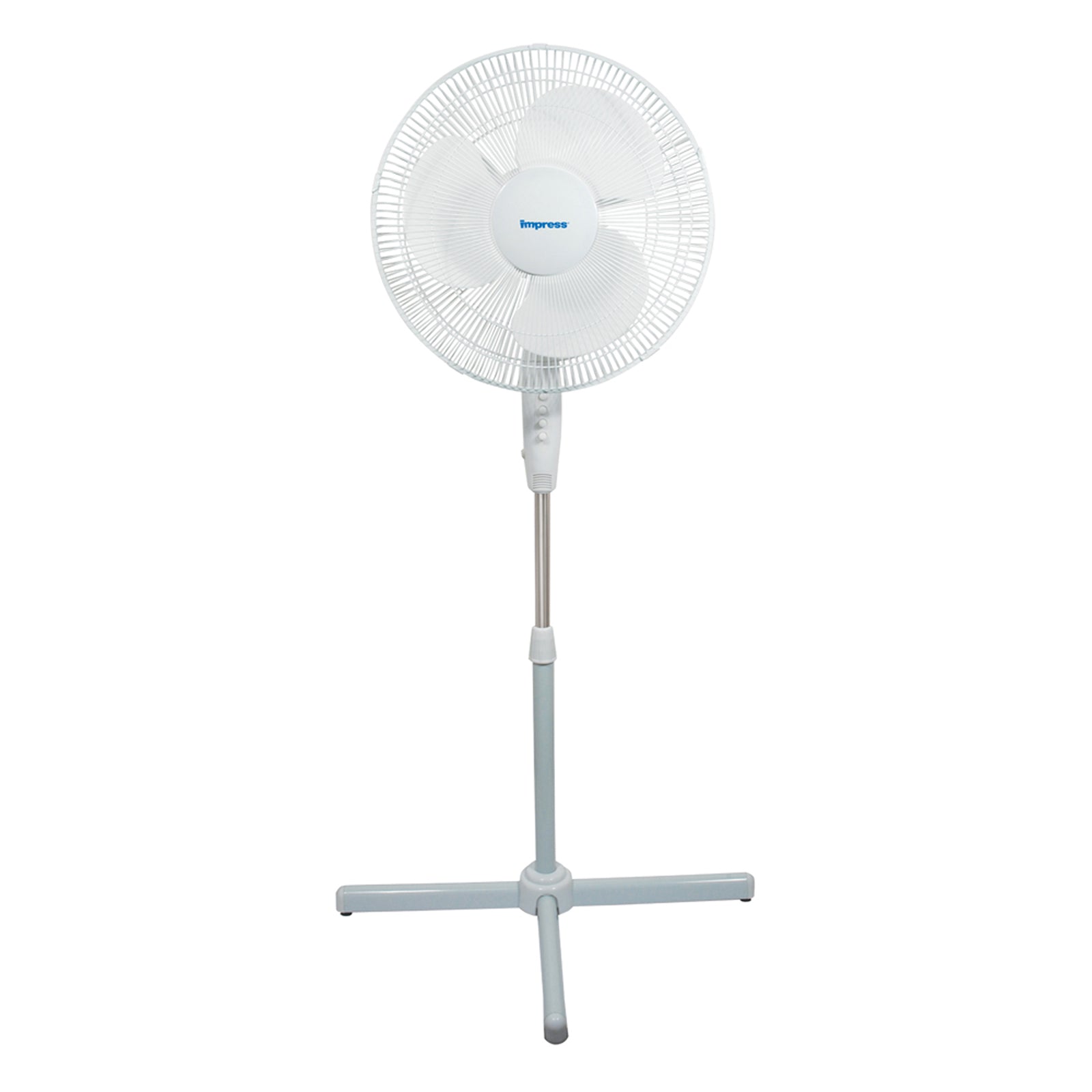 Impress Handi-Fan 16 Inch Oscillating Stand Fan in White LuxuryLifeWay Online Store