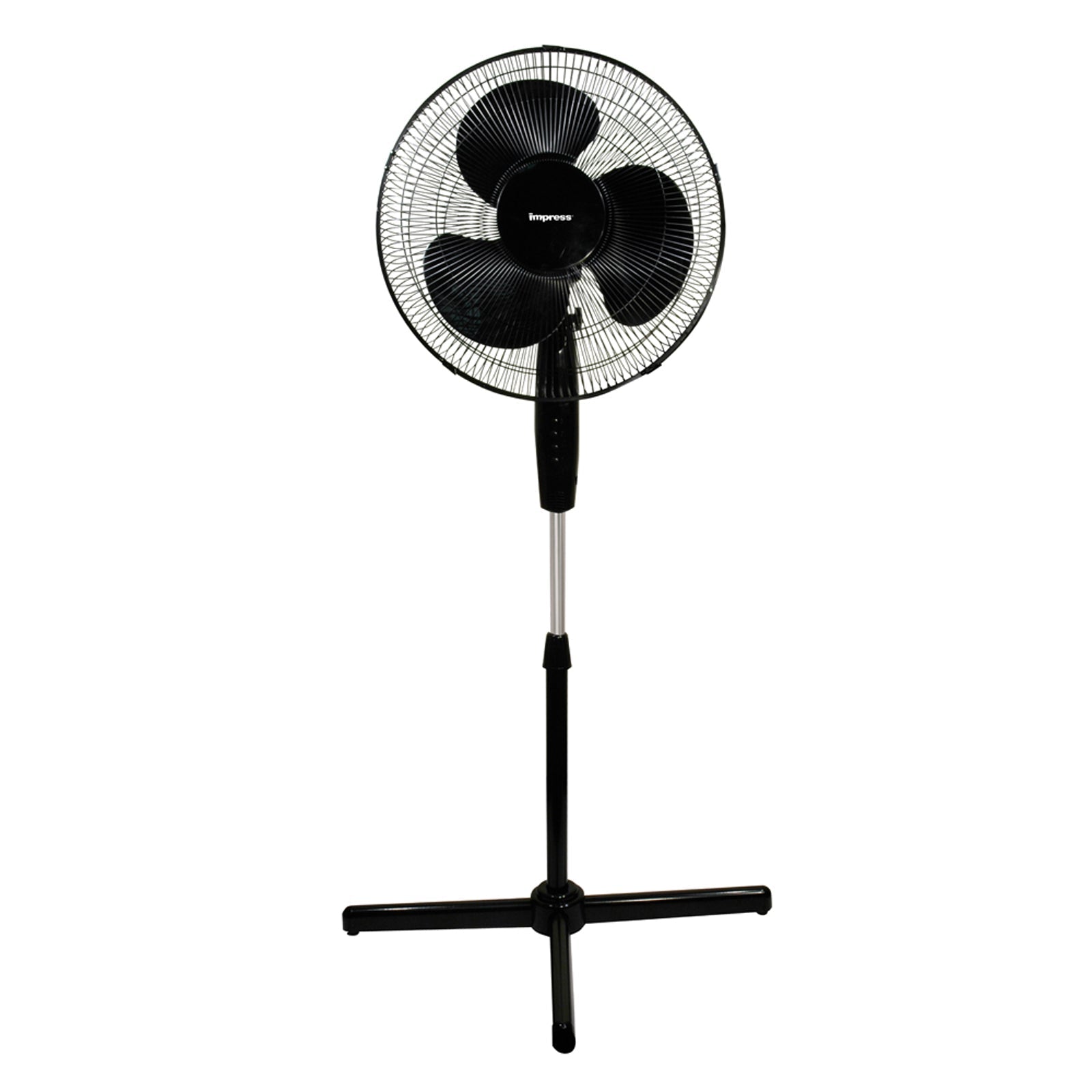 Impress Handi-Fan 16 Inch Oscillating Stand Fan in Black LuxuryLifeWay Online Store