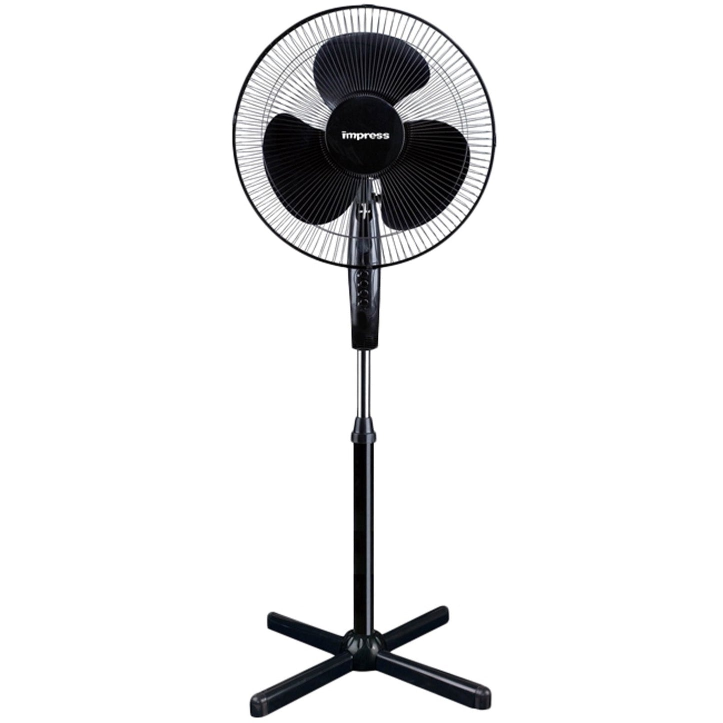 Impress 16" Oscillating Stand Fan (black) IM-725B LuxuryLifeWay Online Store