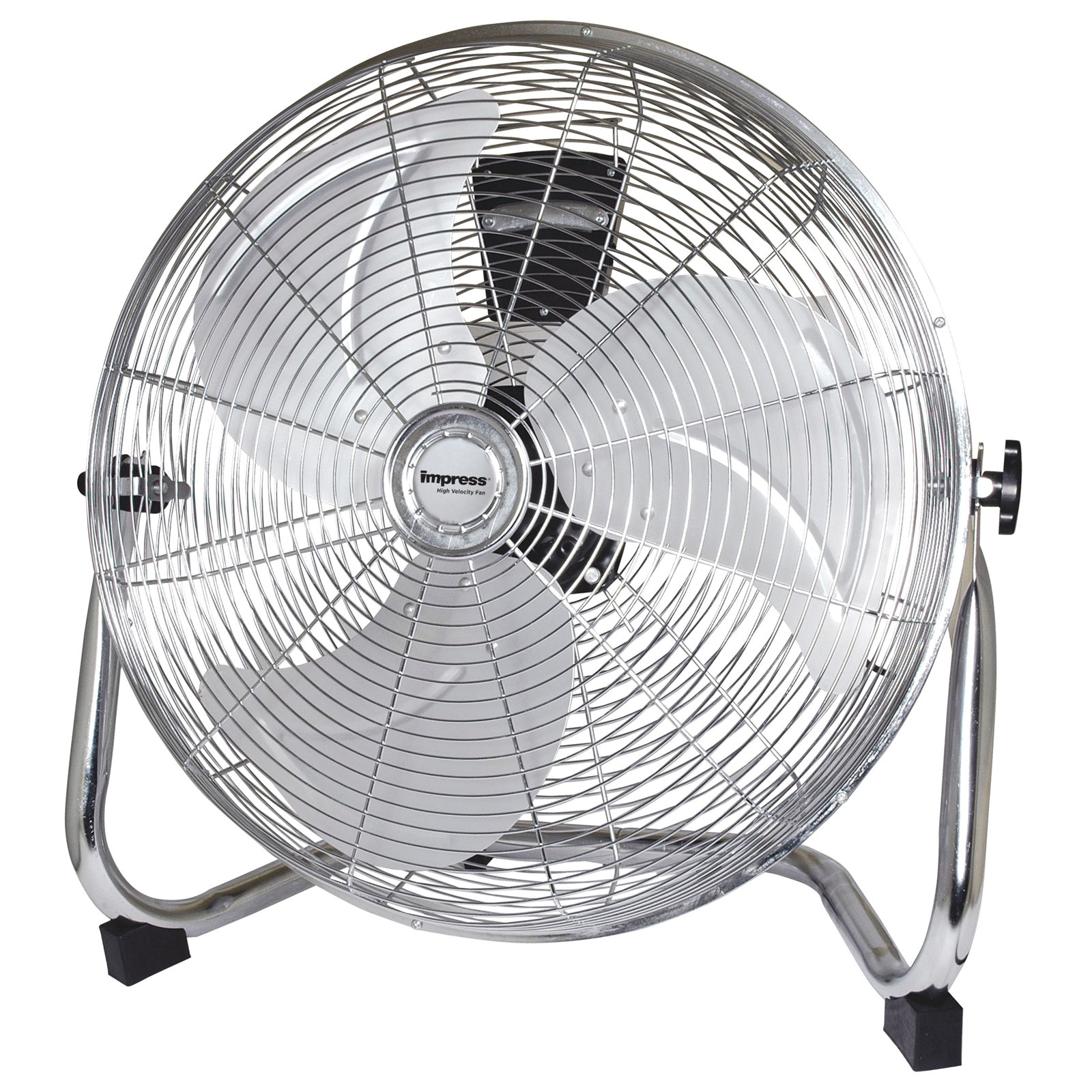 Impress 18 inch High Velocity Metal Fan in Chrome LuxuryLifeWay Online Store