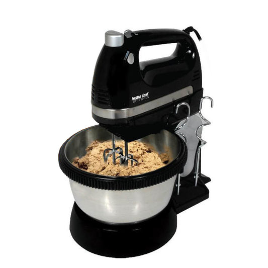 Better Chef 350-Watt Stand/Hand Mixer in Black LuxuryLifeWay Online Store