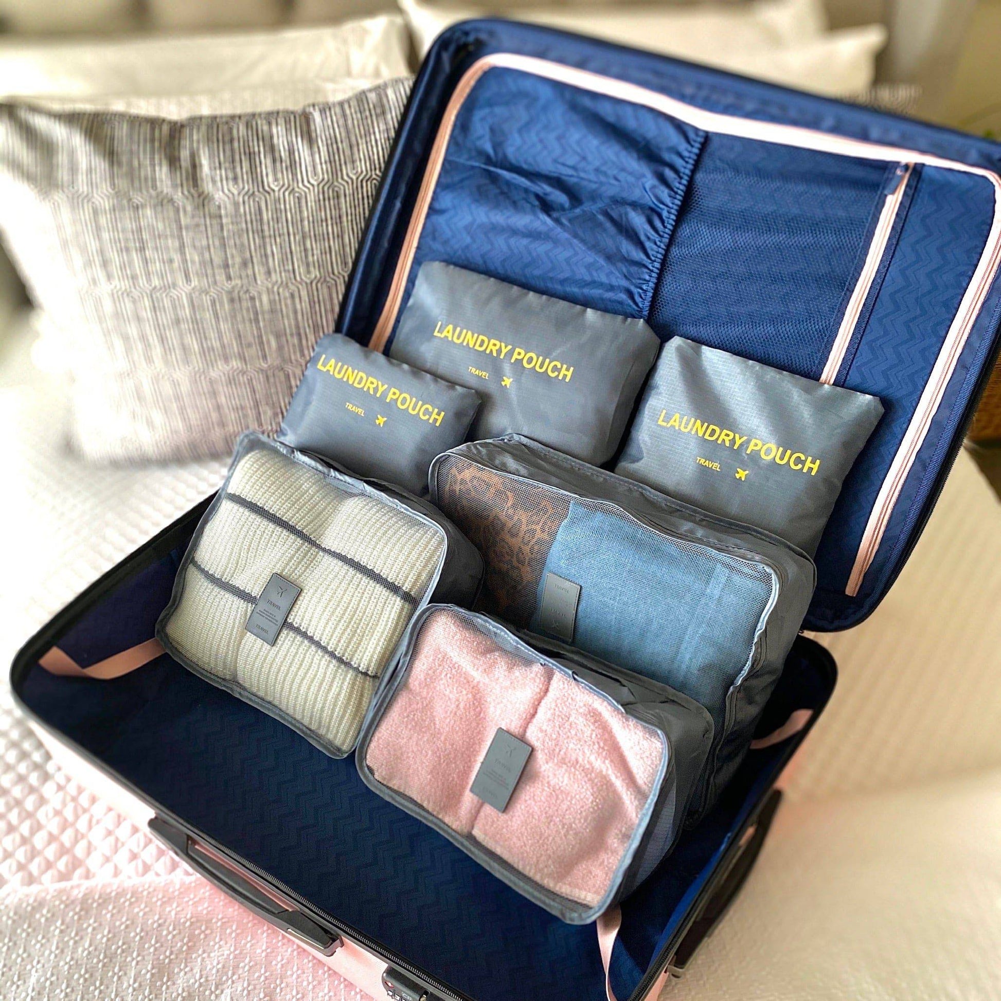6 Piece Travel Organizer LuxuryLifeWay Online Store