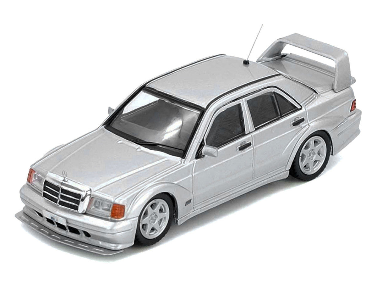Mercedes-Benz 190E 2.5-16 Evolution II Silver Metallic 1/64 Diecast Model Car by Inno Models LuxuryLifeWay Online Store