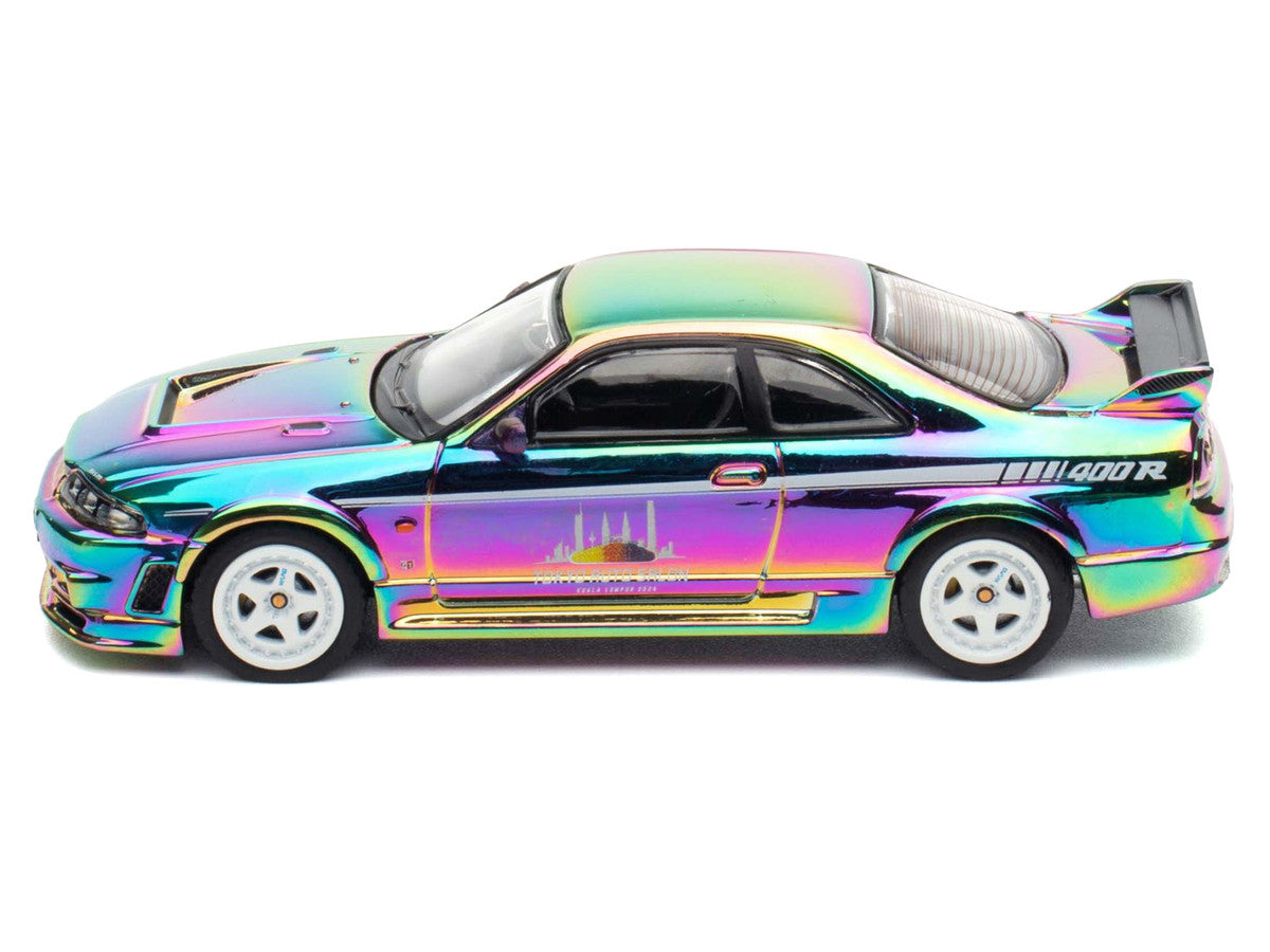 Nissan Skyline GT-R (R33) Nismo 400R RHD (Right Hand Drive) Chameleon "Tokyo Auto Salon Kuala Lumpur First Edition" 1/64 Diecast Model Car by Inno Models LuxuryLifeWay Online Store