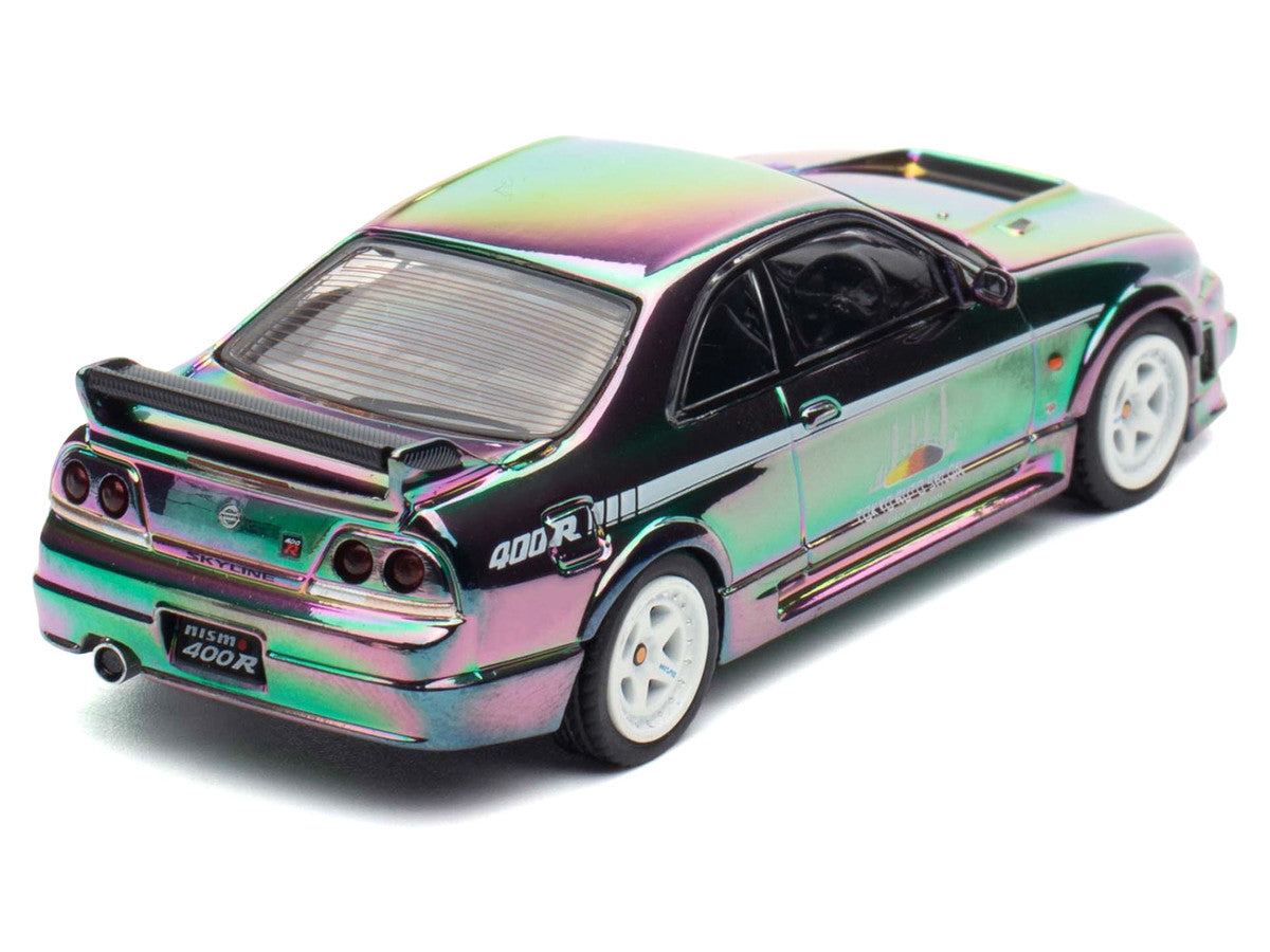 Nissan Skyline GT-R (R33) Nismo 400R RHD (Right Hand Drive) Chameleon "Tokyo Auto Salon Kuala Lumpur First Edition" 1/64 Diecast Model Car by Inno Models LuxuryLifeWay Online Store