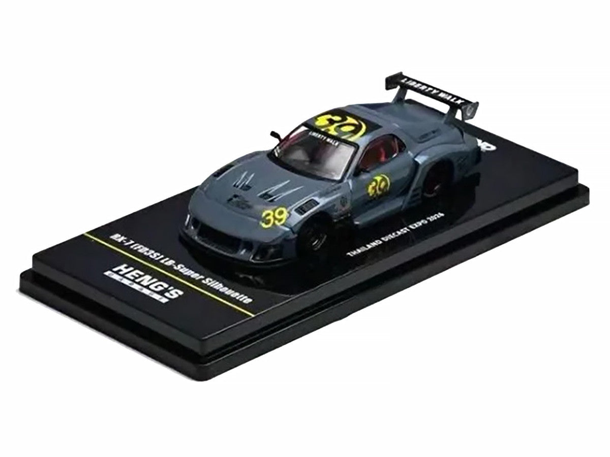 Mazda RX7 (FD3S) LB-Super Silhouette RHD (Right Hand Drive) #39 "Heng's Garage" Gray "Thailand Diecast Expo 2026 Event Edition" 1/64 Diecast Model Car by Inno Models LuxuryLifeWay Online Store