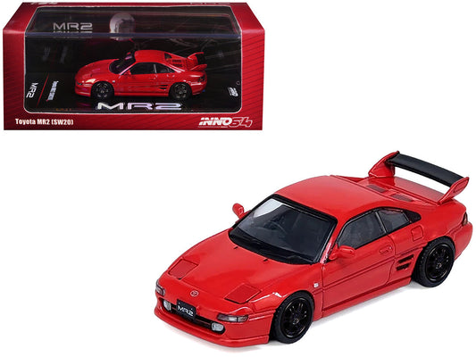 Toyota MR2 (SW20) RHD (Right Hand Drive) Red 1/64 Diecast Model Car by Inno Models LuxuryLifeWay Online Store