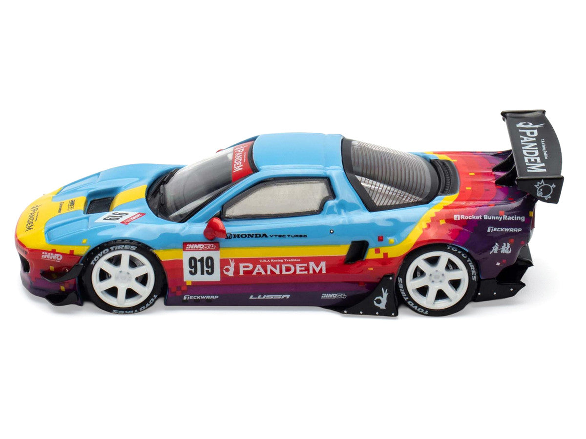 Honda NSX (NA1) #919 "Pandem Rocket Bunny" Light Blue with Graphics "APA XPO 2025 Event Edition" 1/64 Diecast Model Car by Inno Models LuxuryLifeWay Online Store