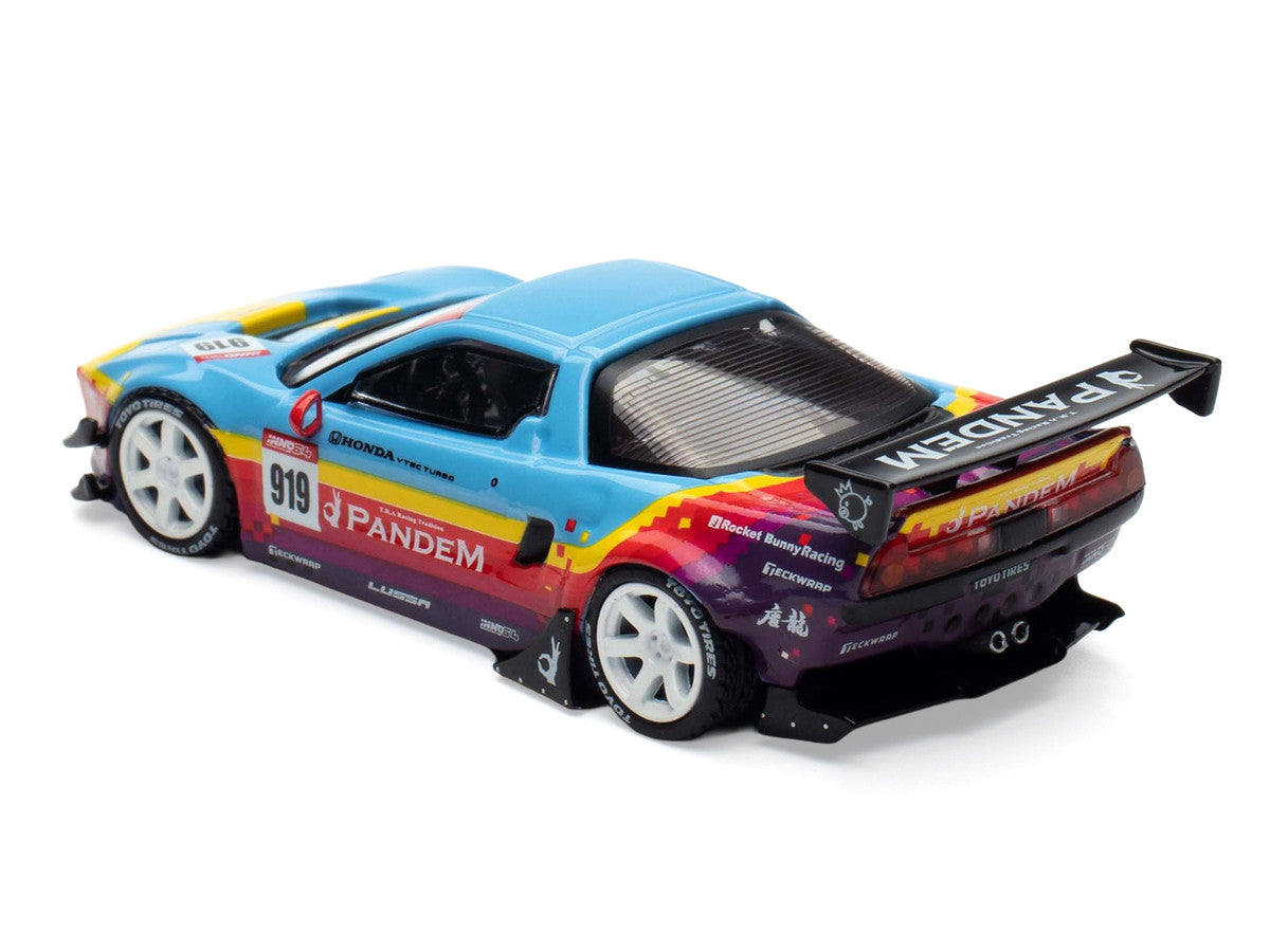 Honda NSX (NA1) #919 "Pandem Rocket Bunny" Light Blue with Graphics "APA XPO 2025 Event Edition" 1/64 Diecast Model Car by Inno Models LuxuryLifeWay Online Store