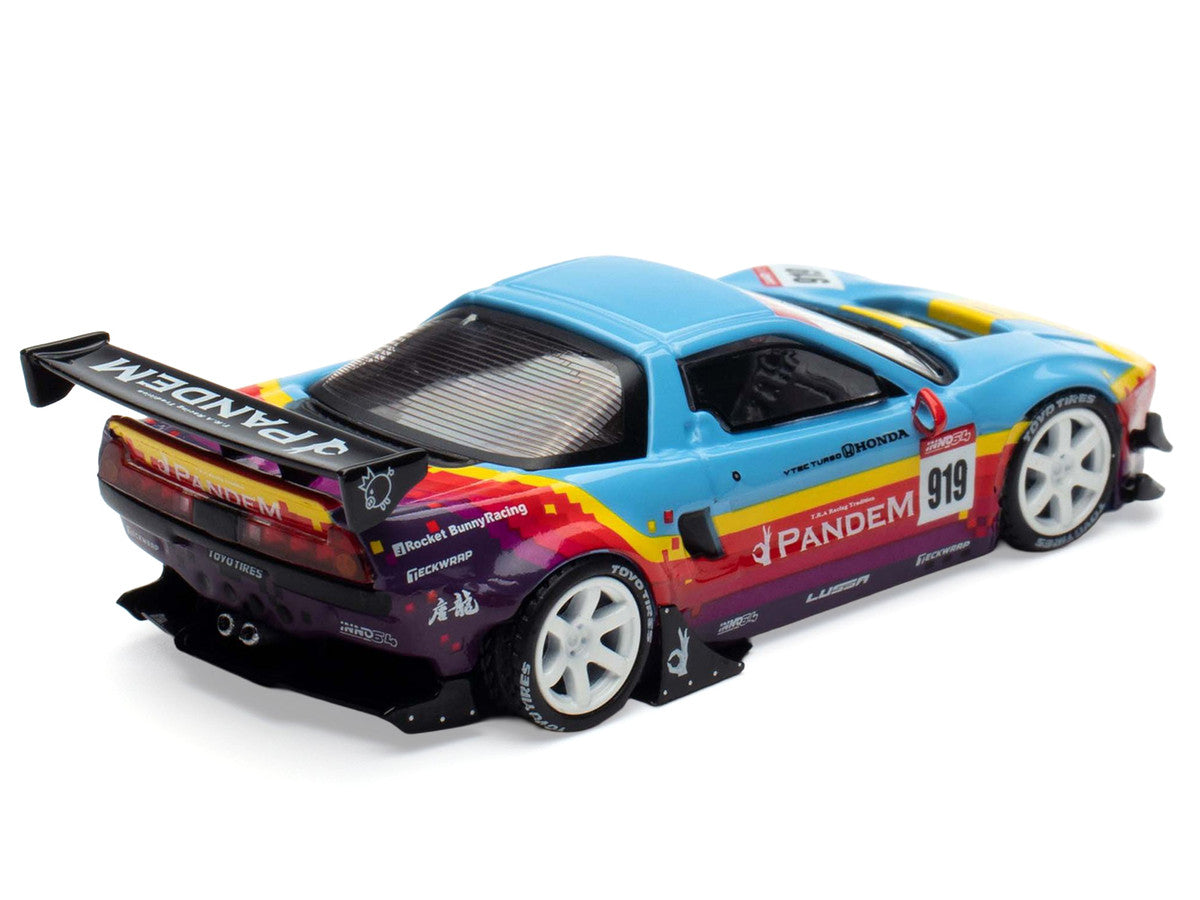 Honda NSX (NA1) #919 "Pandem Rocket Bunny" Light Blue with Graphics "APA XPO 2025 Event Edition" 1/64 Diecast Model Car by Inno Models LuxuryLifeWay Online Store