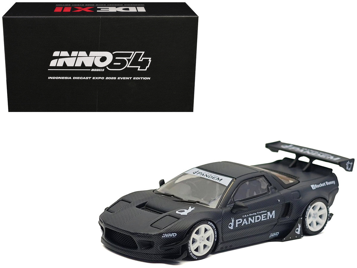 Honda NSX (NA1) RHD (Right Hand Drive) "Pandem Rocket Bunny" Carbon Fiber "Indonesia Diecast Expo 2025 Event Edition" 1/64 Diecast Model Car by Inno Models LuxuryLifeWay Online Store