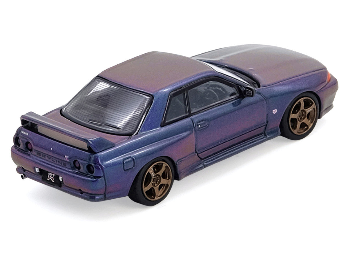 Nissan Skyline GT-R (R32) RHD (Right Hand Drive) Midnight Purple Metallic "Australian Special Edition" 1/64 Diecast Model Car by Inno Models LuxuryLifeWay Online Store