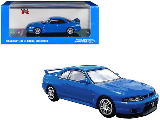 Nissan Skyline GT-R (R33) RHD (Right Hand Drive) Blue "LM Limited" 1/64 Diecast Model Car by Inno Models LuxuryLifeWay Online Store